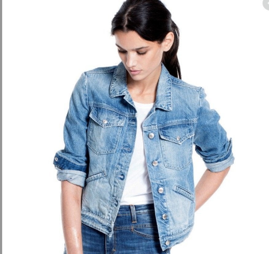 OFF WHITE spijkerjasje denim jacket CLOSED mt L als M, Maat 38/40 (M), Overige kleuren, Verzenden, Closed