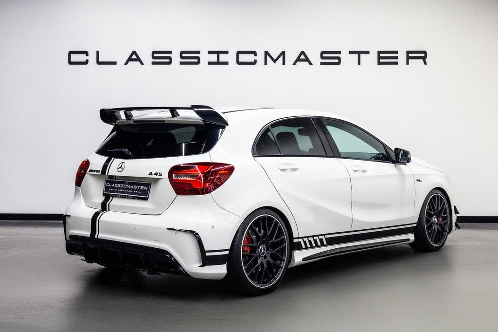 Mercedes-Benz A-Klasse AMG 45 4MATIC (bj 2016, automaat), Auto's, Automaat, Gebruikt, Wit, Bedrijf