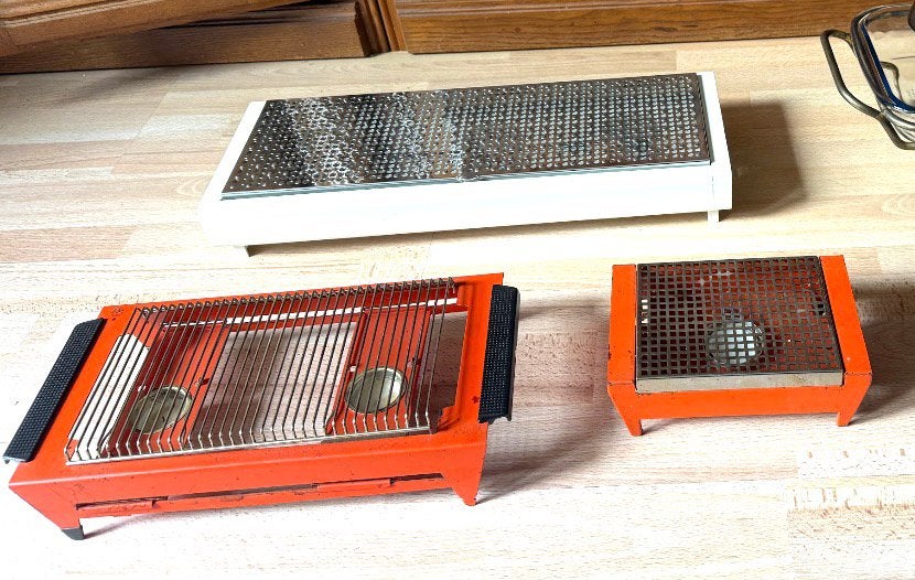 Vintage warmhoudplaten, Ophalen, Gebruikt