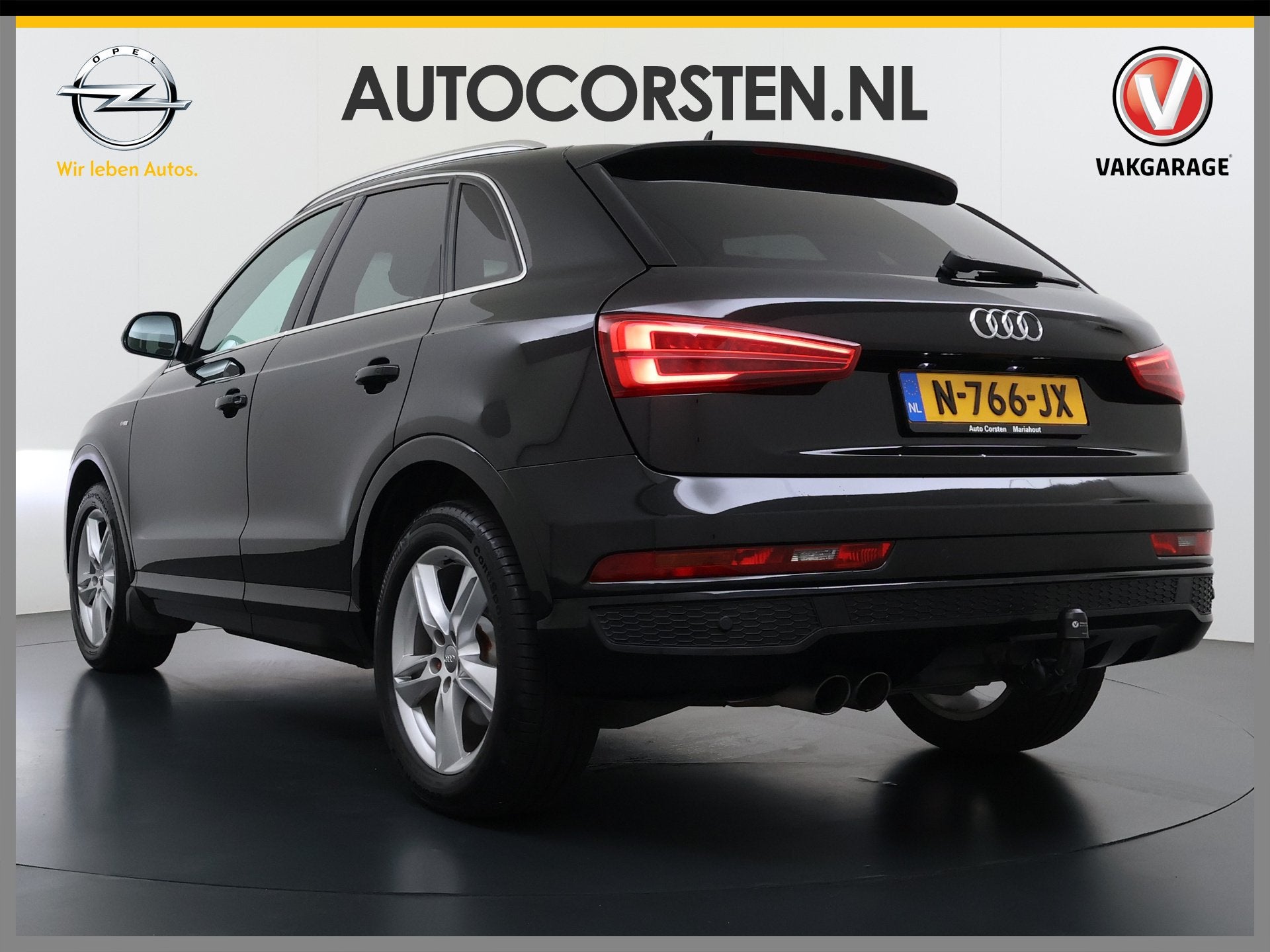 Audi Q3 1.4T 150PK AUT-6 Sport S Line Trekhaak Stoelverwarmi, 4 cilinders, 150 pk, Verwarmde buitenspiegels, Zwart