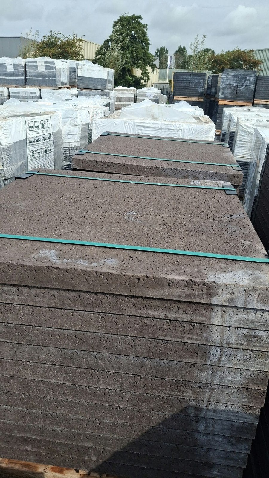 Oud-Hollandse betontegels 100x100x5 cm  taupe