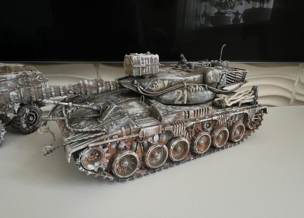 Chap Mei custom tanks hoge kwaliteit merkava, Ophalen of Verzenden, Zo goed als nieuw