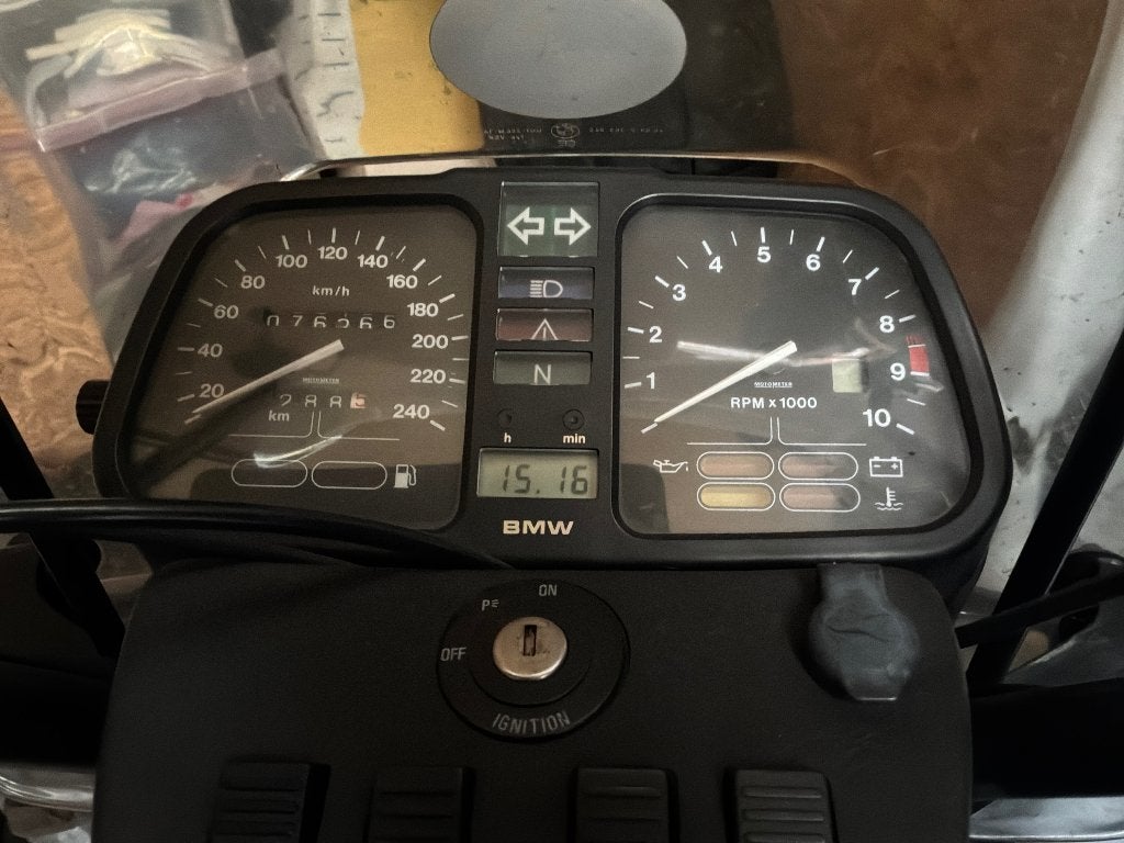 BMW K75, 750 cc, Handvatverwarming, Occasion, 3 cilinders