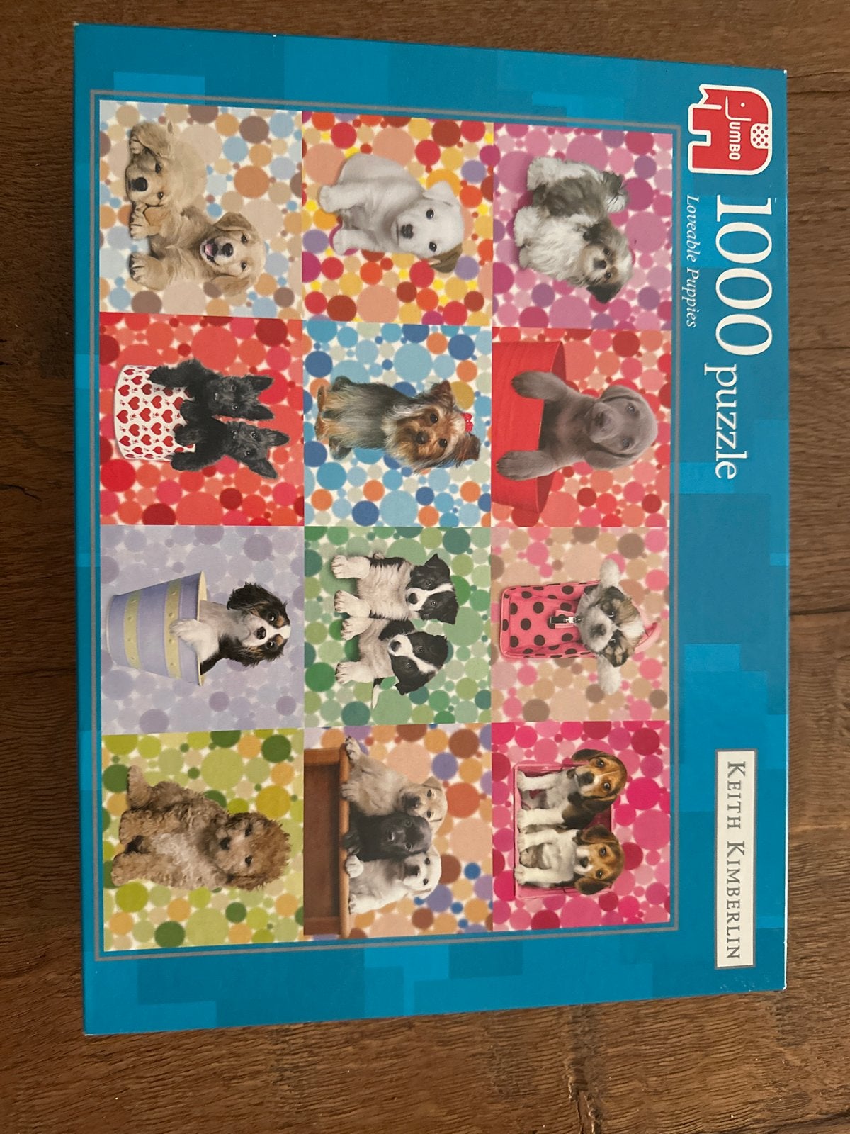 Jumbo Legpuzzel 1000 stukjes - Loveable Puppies, Ophalen, 500 t/m 1500 stukjes, Zo goed als nieuw, Legpuzzel