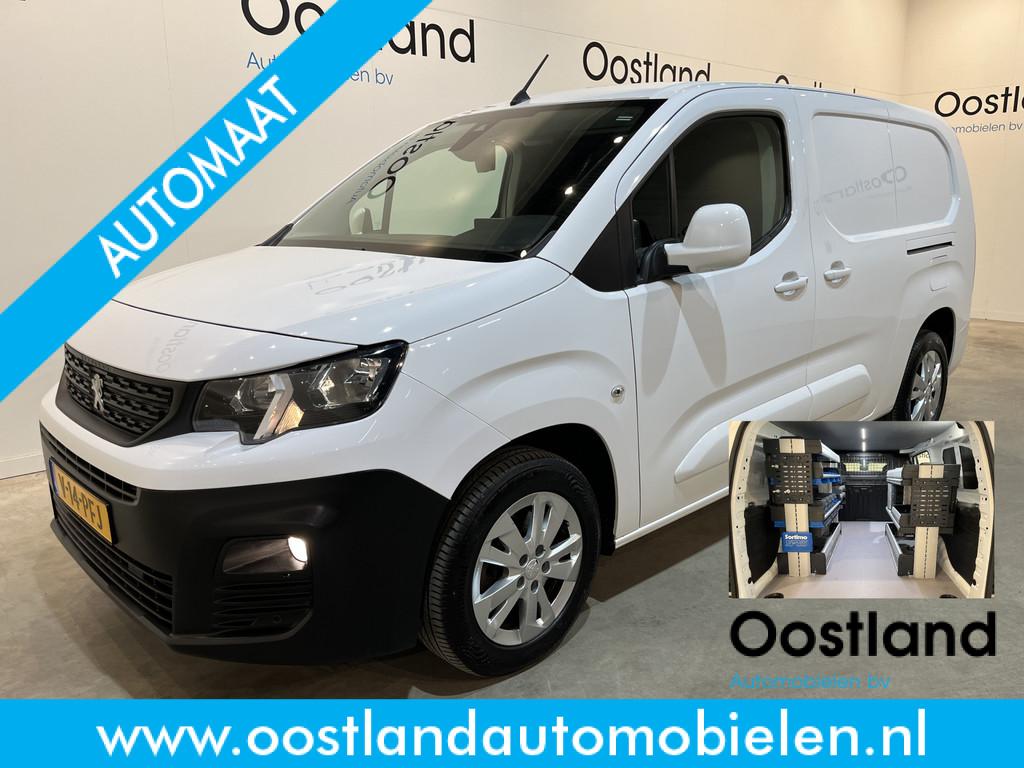 Peugeot Partner 1.5 BlueHDI 130 PK L2 Automaat Servicebus /, Stof, Gebruikt, 4 cilinders, Wit