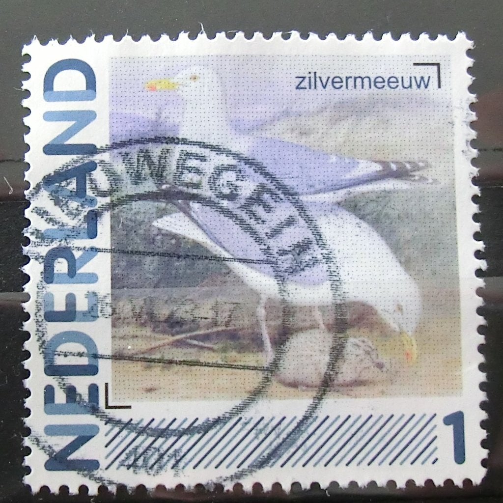 persoonlijke postzegel, Vogels, gest (lees aub), Ophalen of Verzenden, Na 1940, Gestempeld
