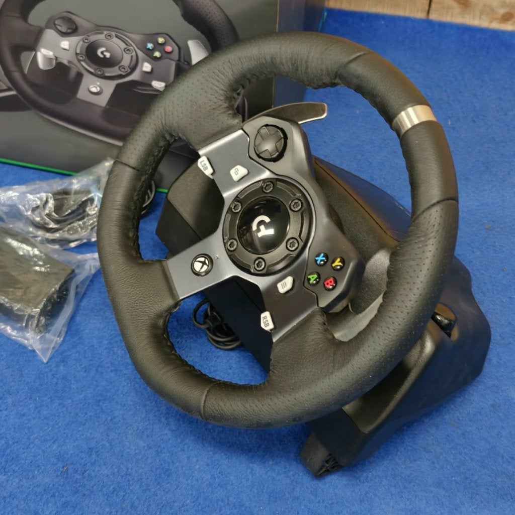 Logitech G920 Race stuur met pedalen XBOX / Windows - ZGAN, Spelcomputers en Games, Logitech, Zo goed als nieuw, Support@logitech.com