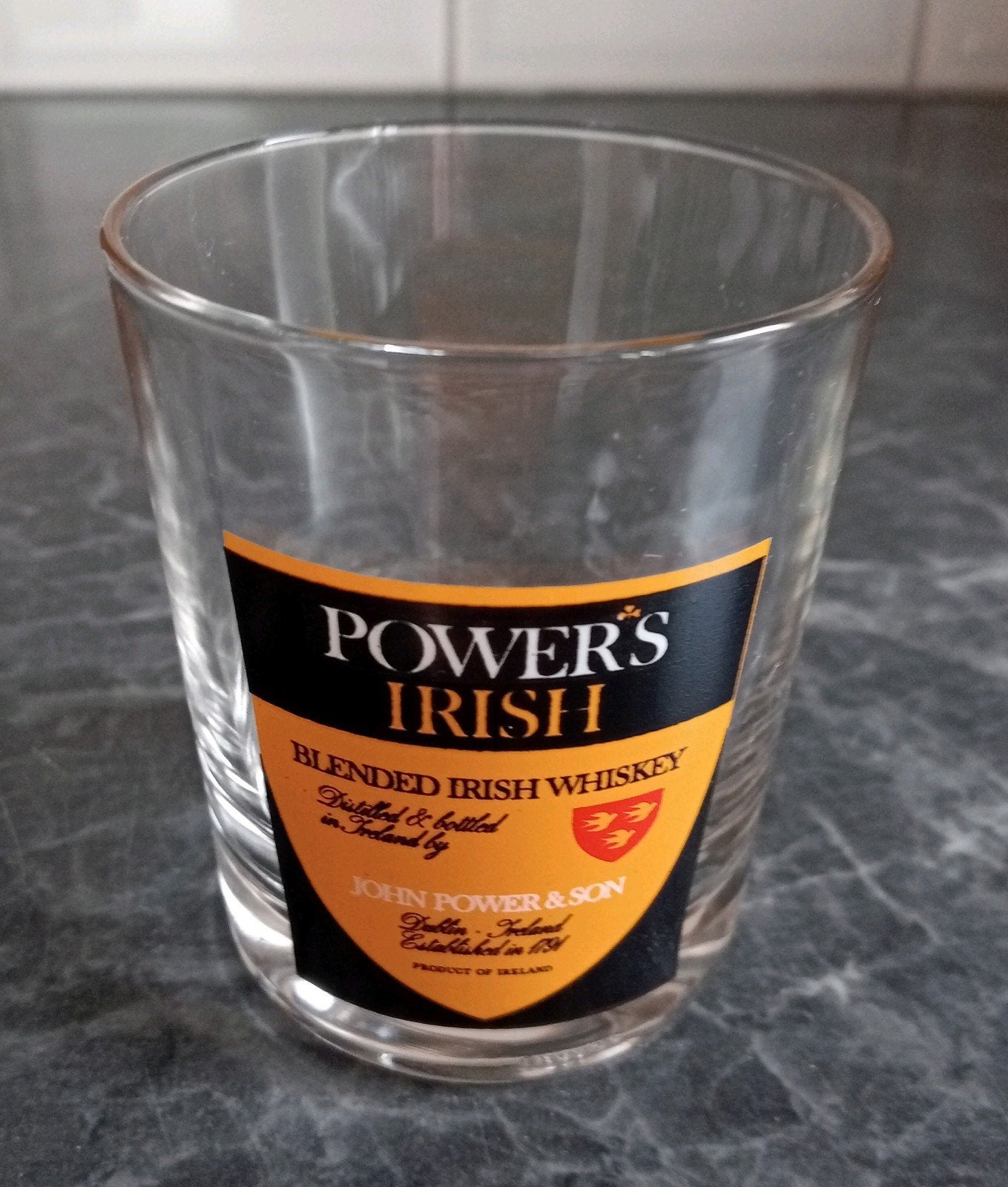 Powers Irish Whiskey Glas - Blended Irish Whiskey, Ophalen, Gebruikt