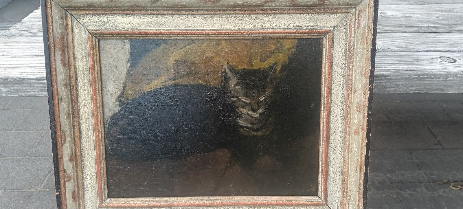 Cornelis Spoor (1867-1928) - Katje, Antiek en Kunst, Ophalen of Verzenden