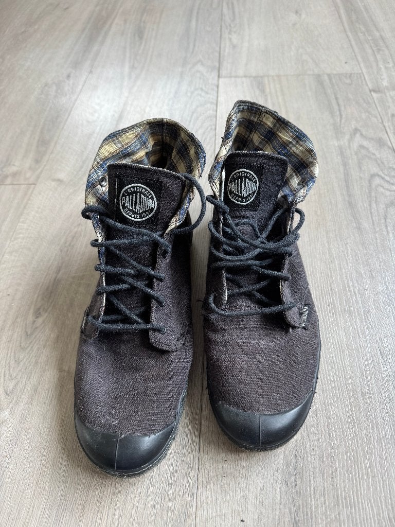 PALLADIUM sneakers zwart met omslag maat 39 netjes DZ, Kleding | Dames, Schoenen, Zwart, Palladium, Ophalen of Verzenden, Sneakers of Gympen