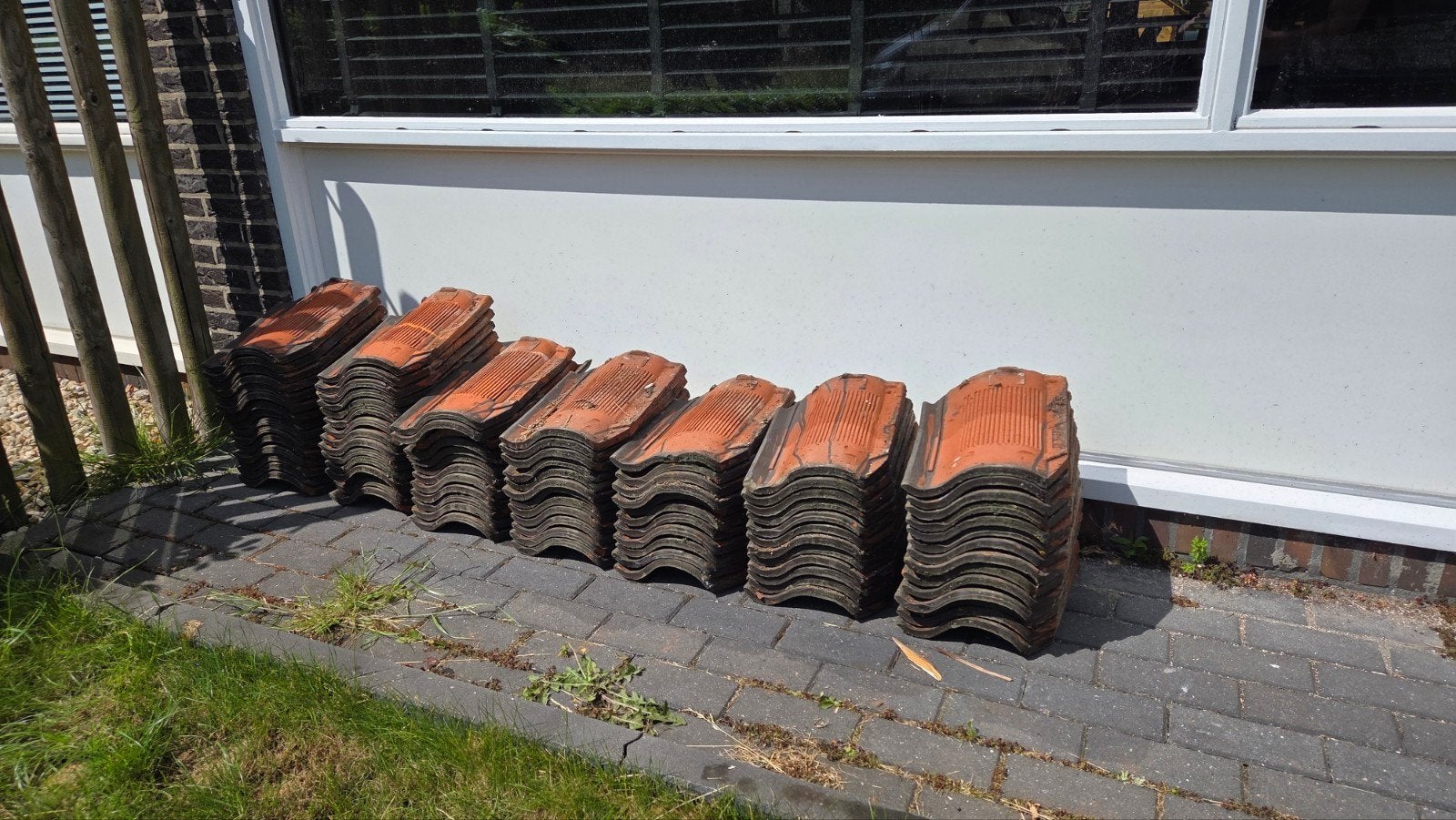 Gebruikte dakpannen, ca. 15 m², Gebruikt, Steen of Klei, Ophalen of Verzenden, 15 m² of meer