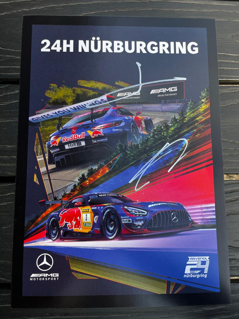 Max Verstappen Mercedes Nurburgring poster 2026, Ophalen of Verzenden, Zo goed als nieuw, Formule 1