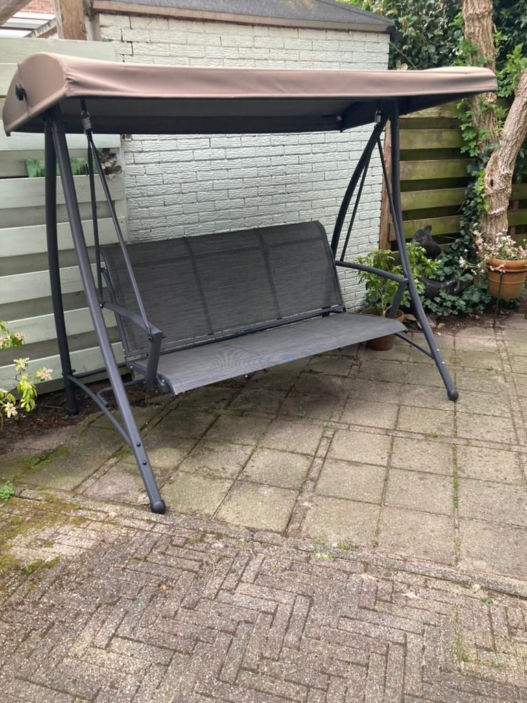Schommelbank Tuin, Ophalen, Zo goed als nieuw, Metaal, Schommelbank