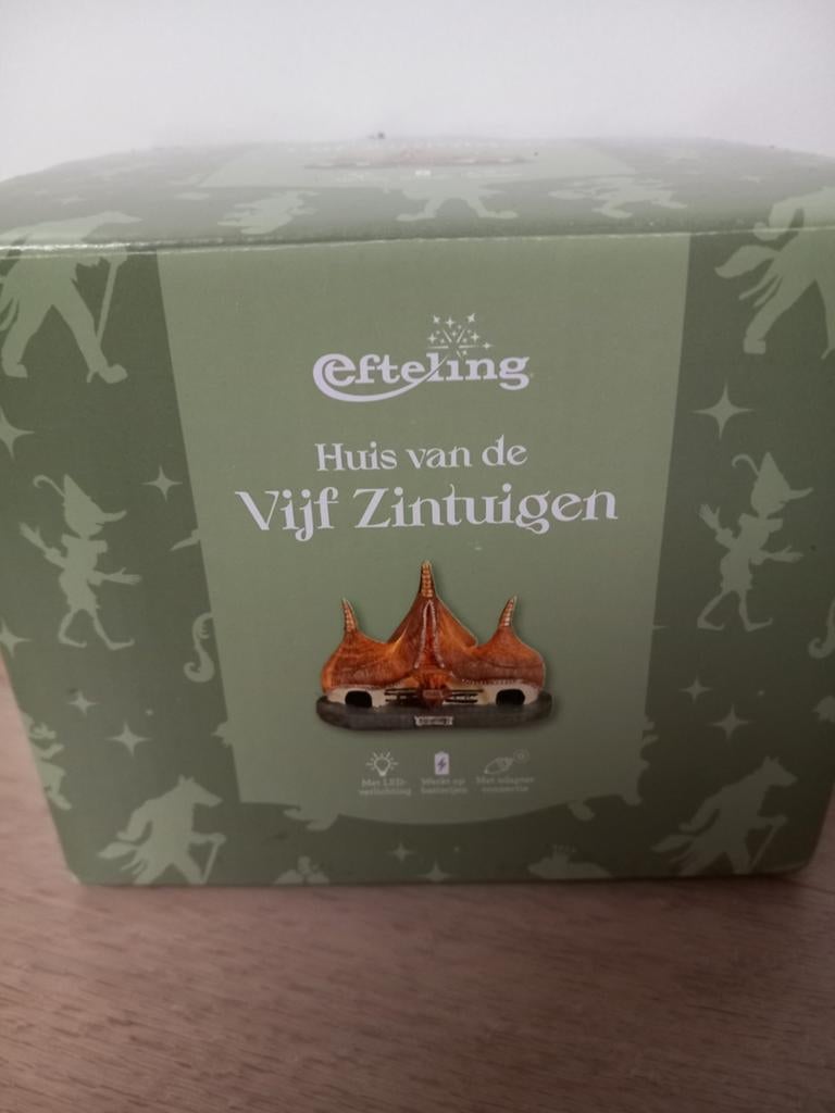 Efteling Huis van de Vijf Zintuigen miniatuur met LED, Ophalen of Verzenden