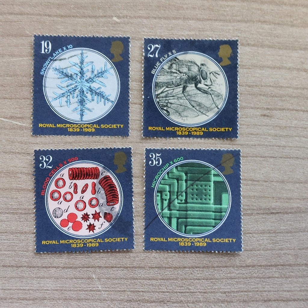 Engeland 1989 Mi 1218 = 1221, Ophalen of Verzenden, Gestempeld