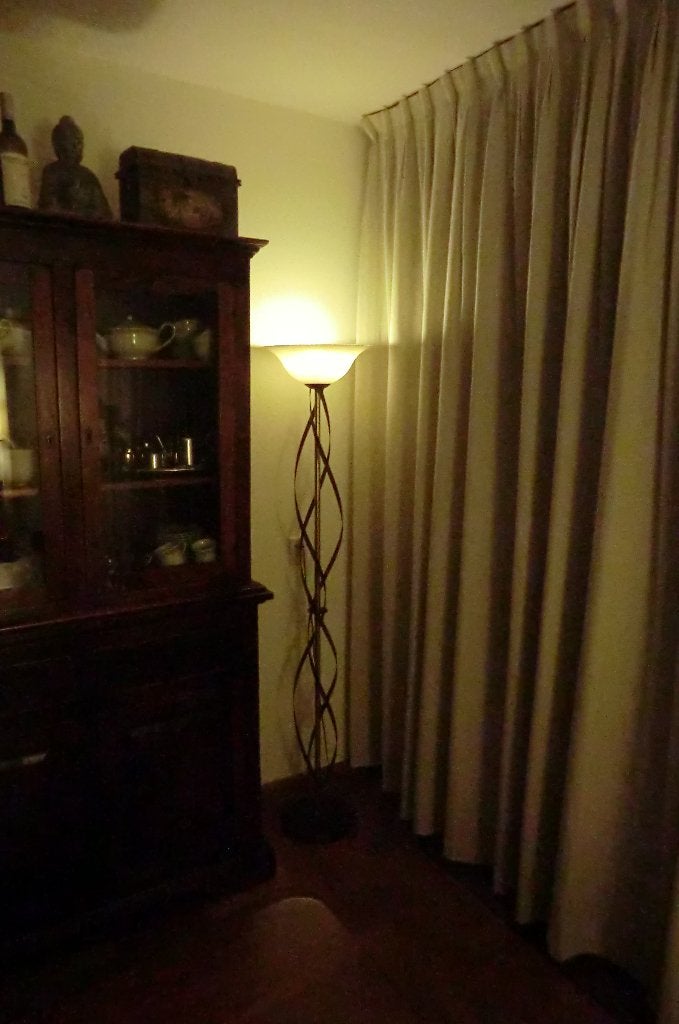 vintage staande lamp - Massive - wellicht uit de jaren 70, Ophalen, Gebruikt, Glas, 150 tot 200 cm