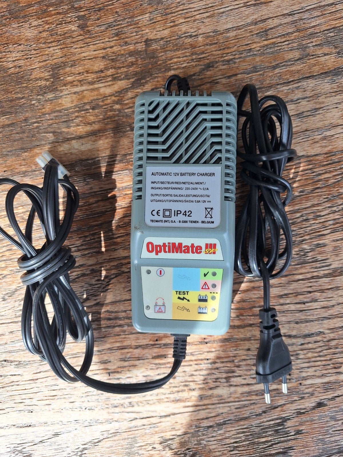 acculader druppellader optimate 3, Gebruikt