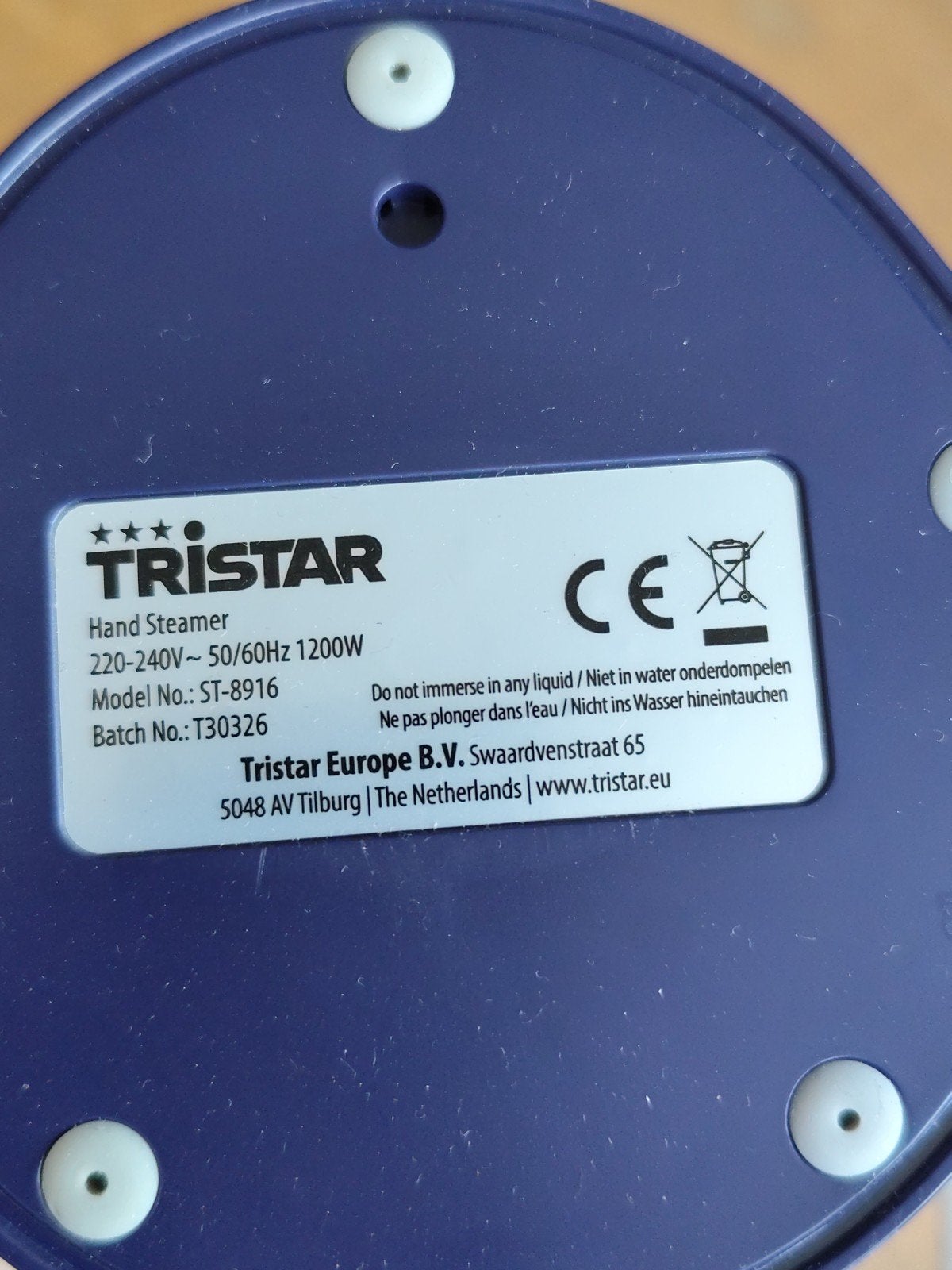 Tristar Handstomer ST-8916 - Kledingstomer, Ophalen of Verzenden, Zo goed als nieuw, Kledingstomer