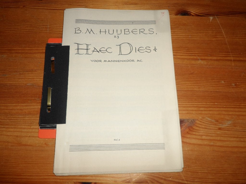 B. M. Huijbers - haec dies, Gebruikt, Ophalen of Verzenden, Koor, Religie en Gospel