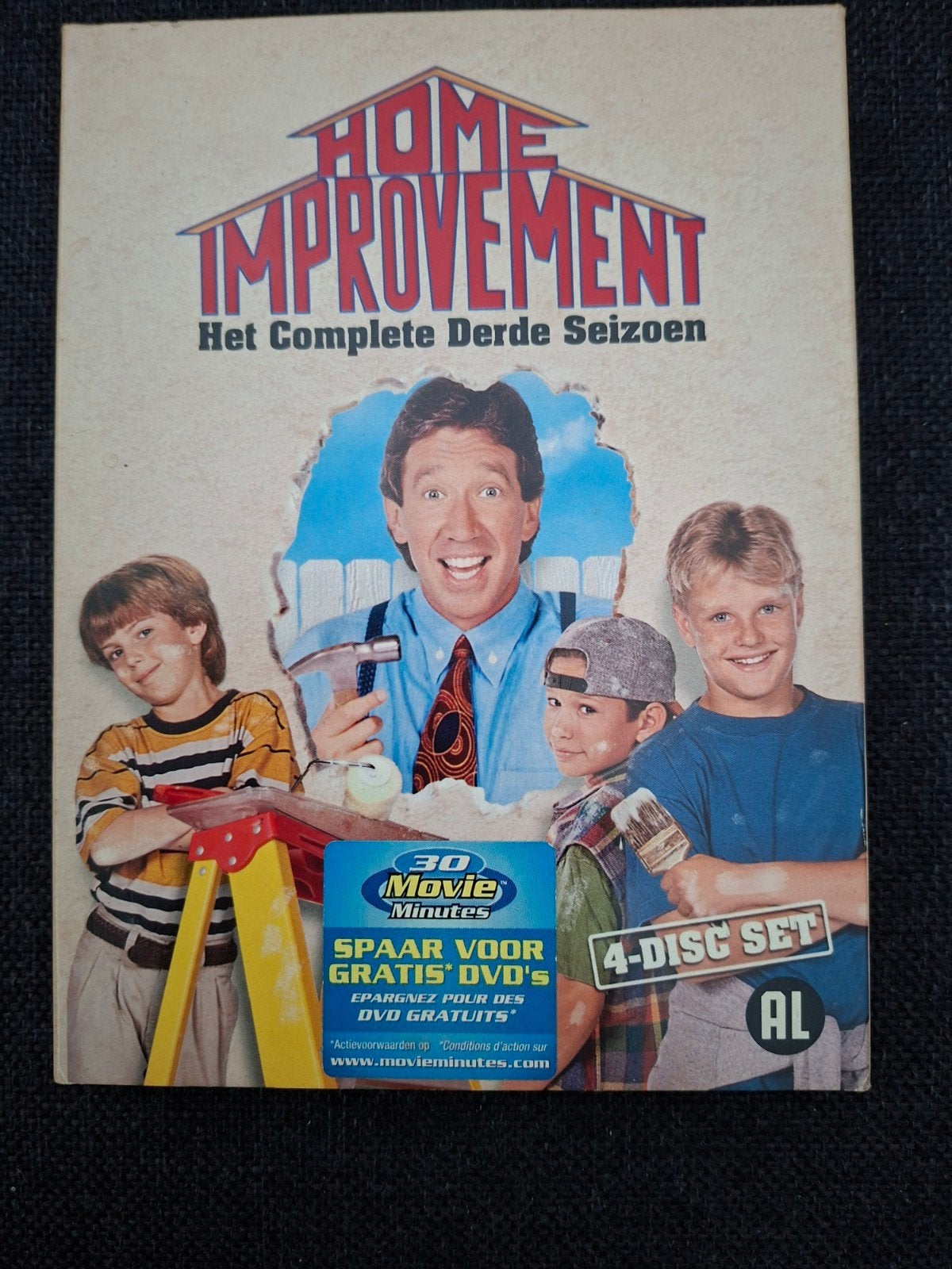 Home Improvement: Het complete derde seizoen (4-DVD), Cd's en Dvd's, Spaans, Gebruikt, Alle leeftijden, Inclusief doosje