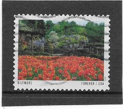 USA American Gardens - Biltmore, Verzenden, Gestempeld, Noord-Amerika