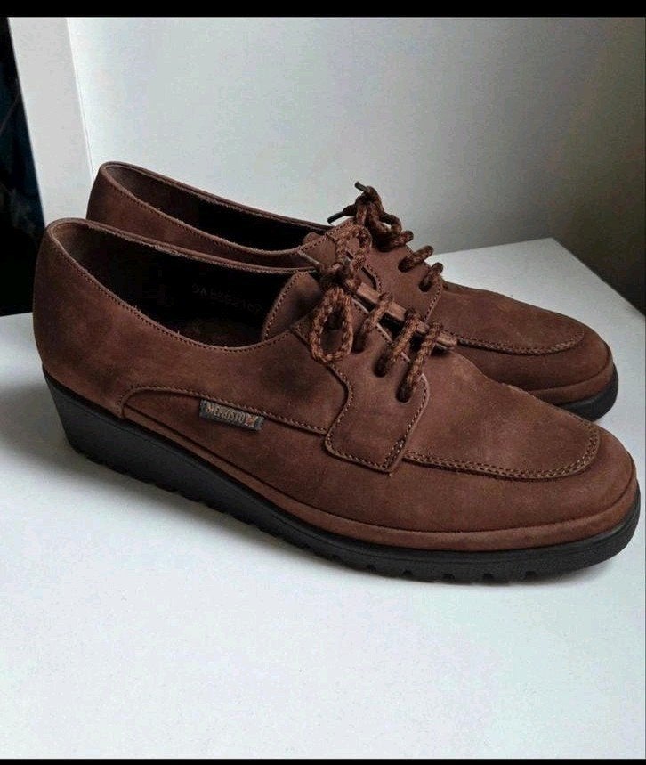 Mephisto Veterschoenen - Zo goed als nieuw, Schoenen met lage hakken, Mephisto, Bruin, Ophalen of Verzenden