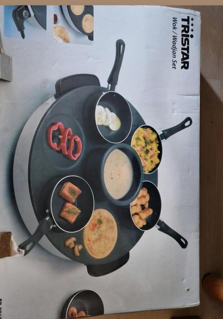 Tristar wok gourmetstel 6 persoons zeer netjes, Ophalen, 4 t/m 7 personen