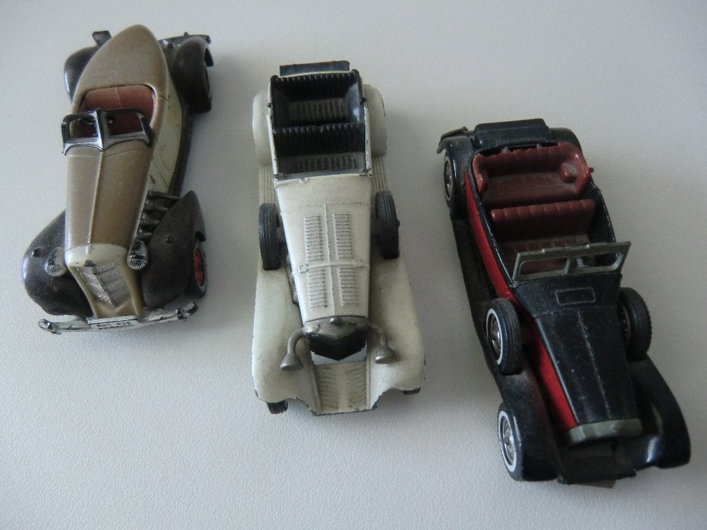 Matchbox modelautootjes "Models of Yesteryear" (3 stuks), Ophalen, Gebruikt, Auto, Matchbox