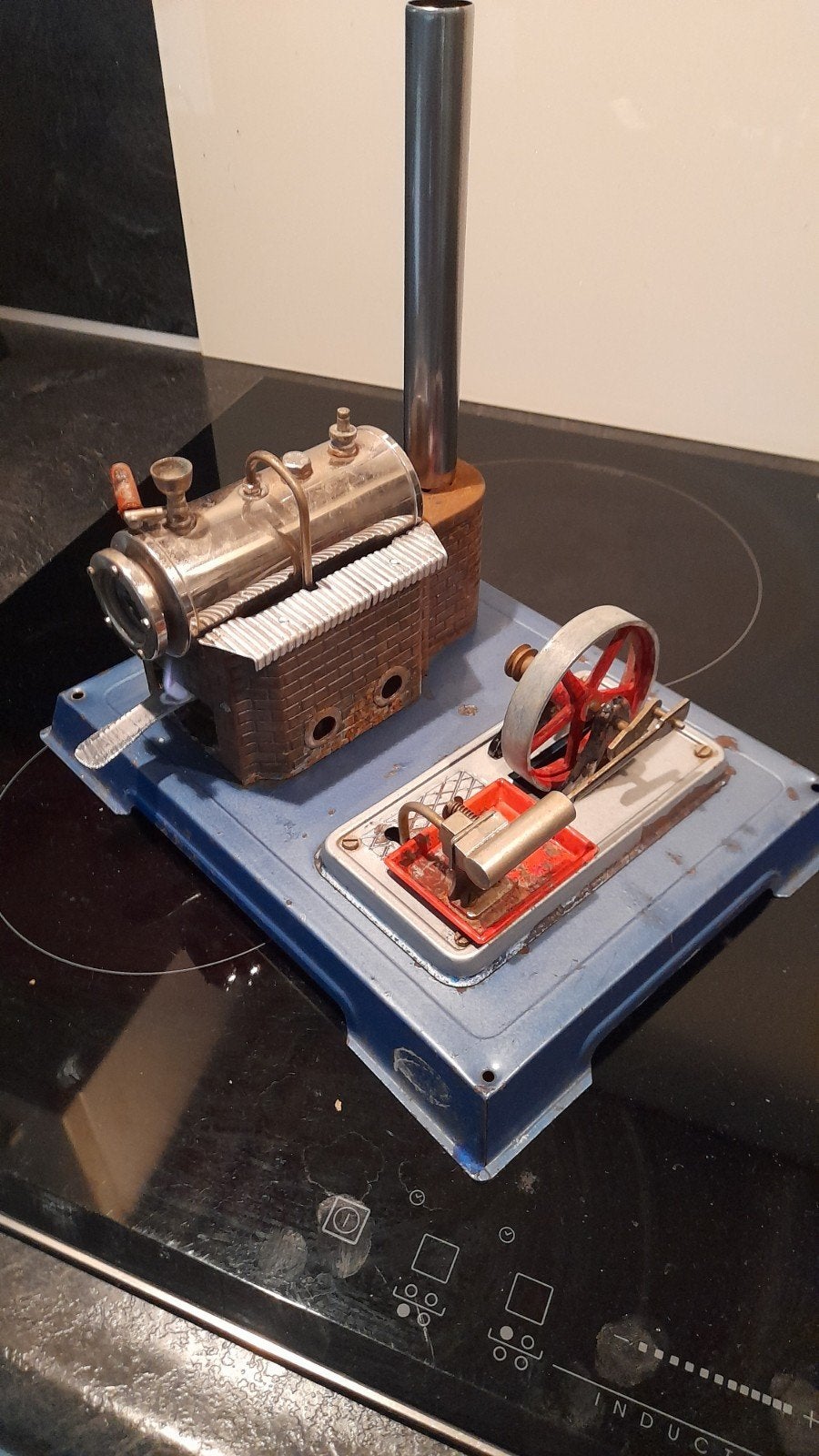 Wilesco D8 Stoommachine, Ophalen of Verzenden, Gebruikt, Groter dan 1:32