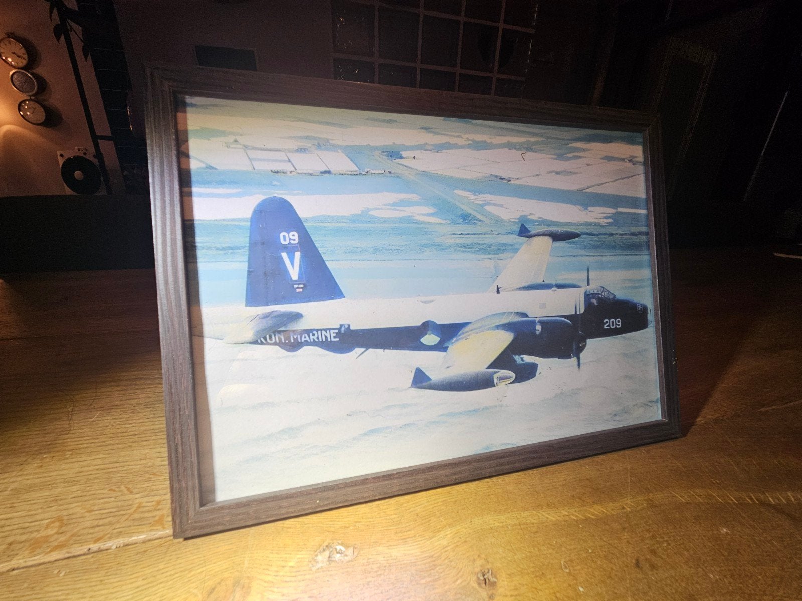 Poster Neptune Kon.Marine, Ophalen of Verzenden, Zo goed als nieuw, Kaart, Foto of Prent