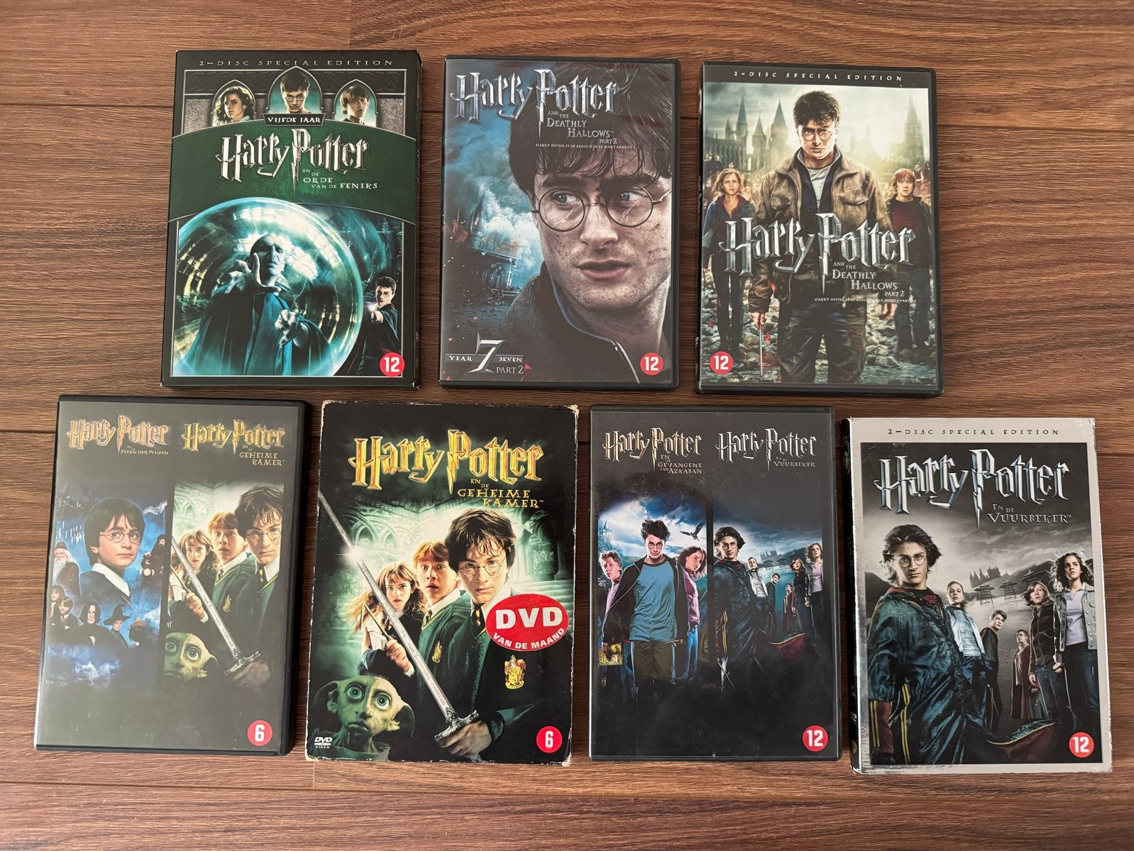 Harry Potter DVD Collectie (bijna compleet), Vanaf 12 jaar, Ophalen of Verzenden, Gebruikt
