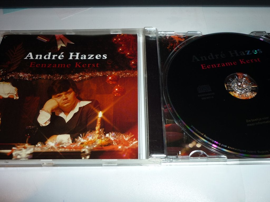 Andre Hazes de cd kerstfeest voor ons en eenzame kerst, Verzenden, Zo goed als nieuw