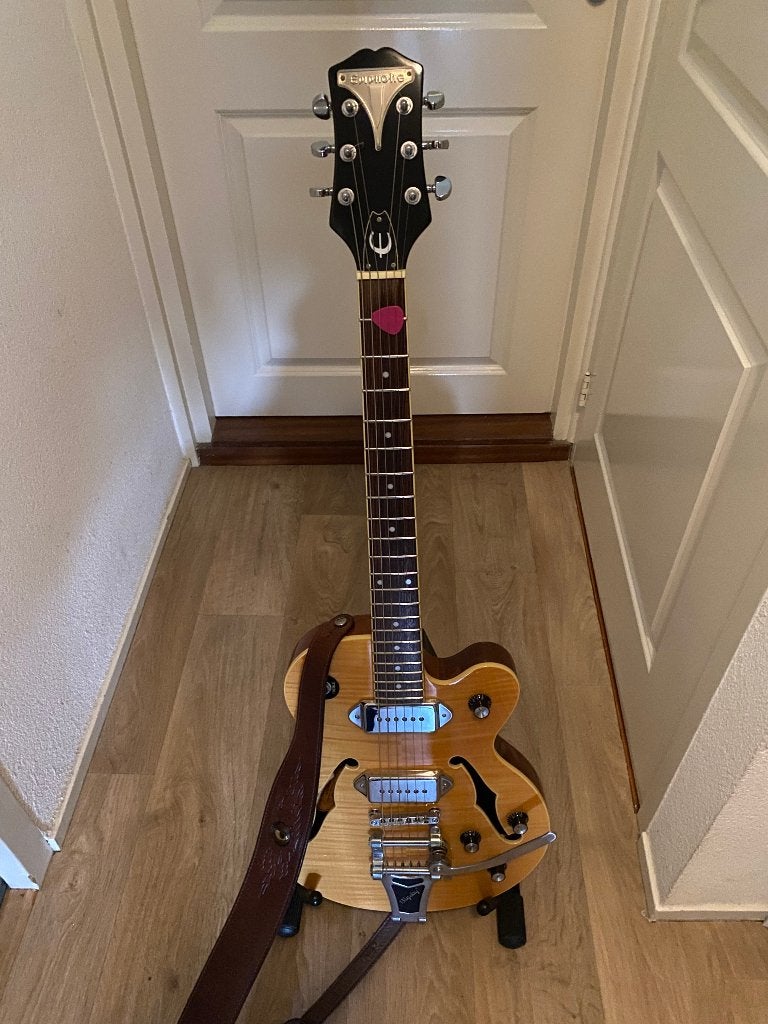 Epiphone Wildkat, Muziek en Instrumenten, Snaarinstrumenten | Gitaren | Elektrisch, Ophalen, Zo goed als nieuw, Semi-solid body