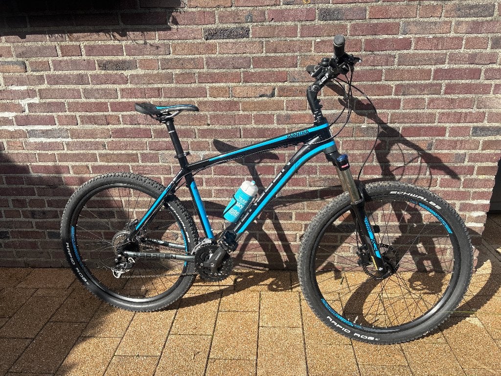 Mountainbike, Vering, 49 tot 53 cm, Meer dan 20 versnellingen, Schijfrem