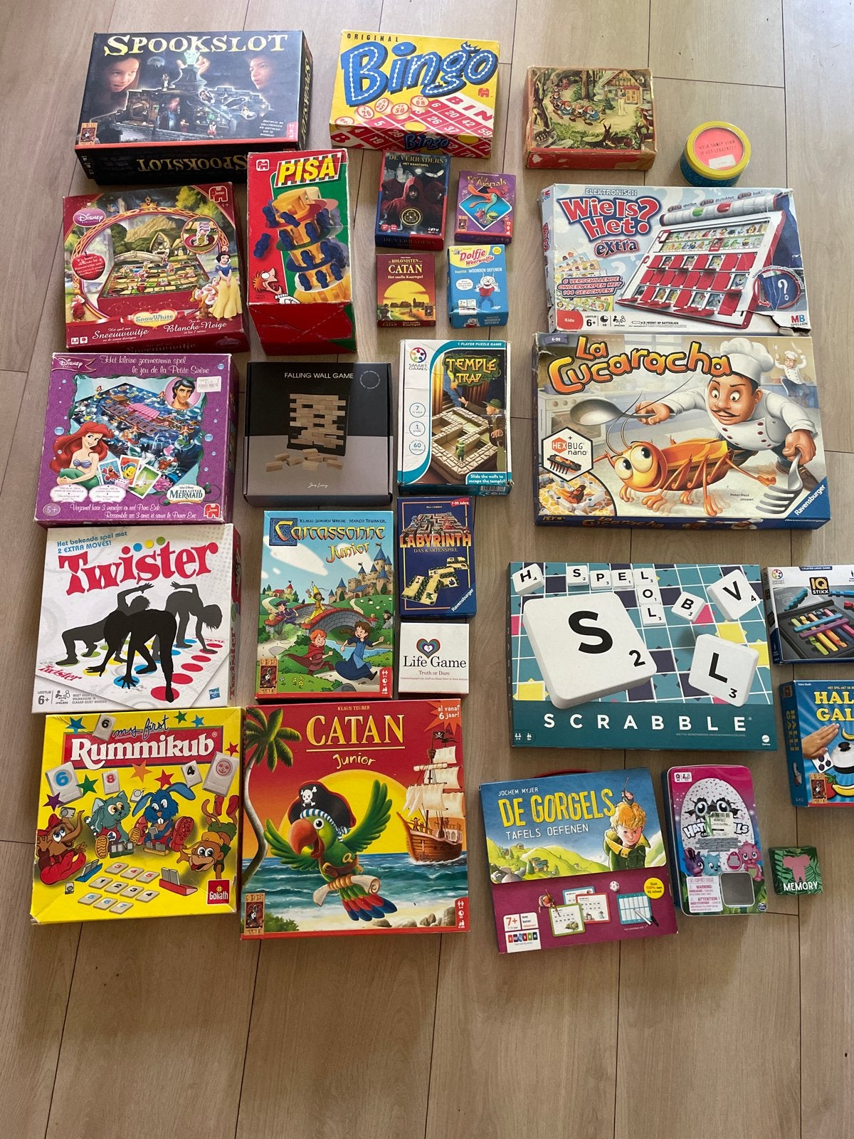 Grote collectie bordspellen: van klassiekers tot kinderspell, Een of twee spelers, Ophalen, Gebruikt