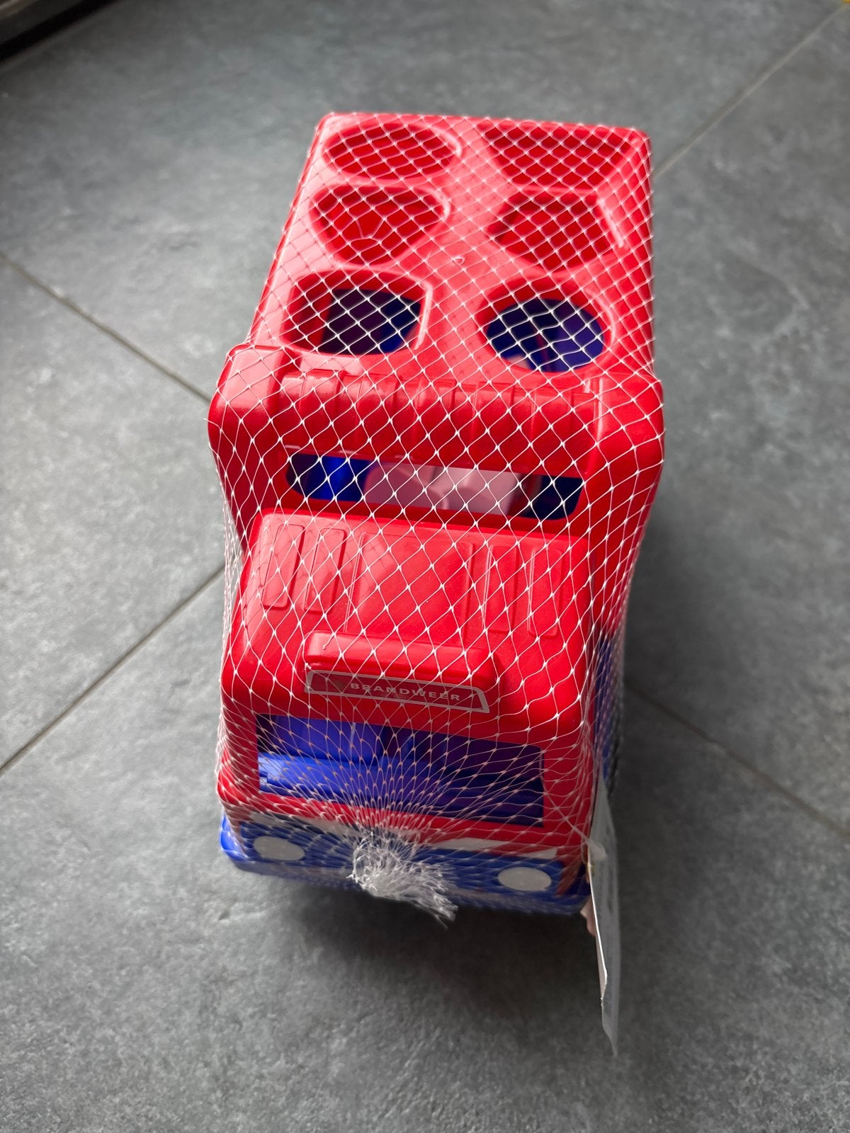 Brandweerwagen speelgoed met vormenstoof, Kinderen en Baby's, Ophalen of Verzenden, Nieuw