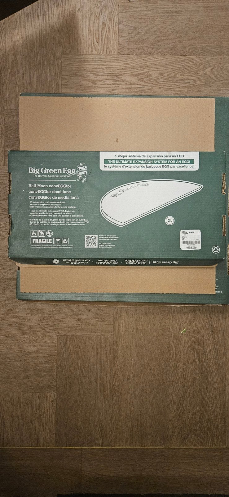 Big Green Egg Half-Moon convEGGtor XL - Nieuw in doos, Ophalen of Verzenden, Nieuw, Big Green Egg