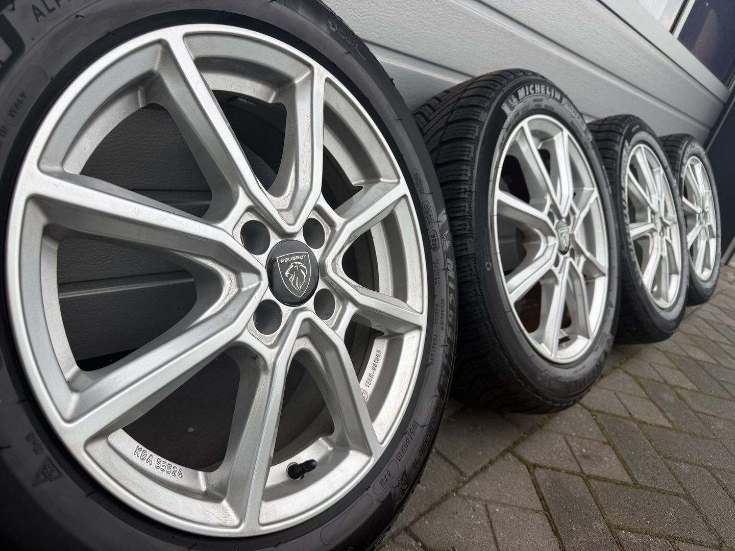 16 inch Peugeot Bipper Citroen Nemo Fiat Doblo velgen banden, Gebruikt, -, Banden en Velgen, Ophalen of Verzenden