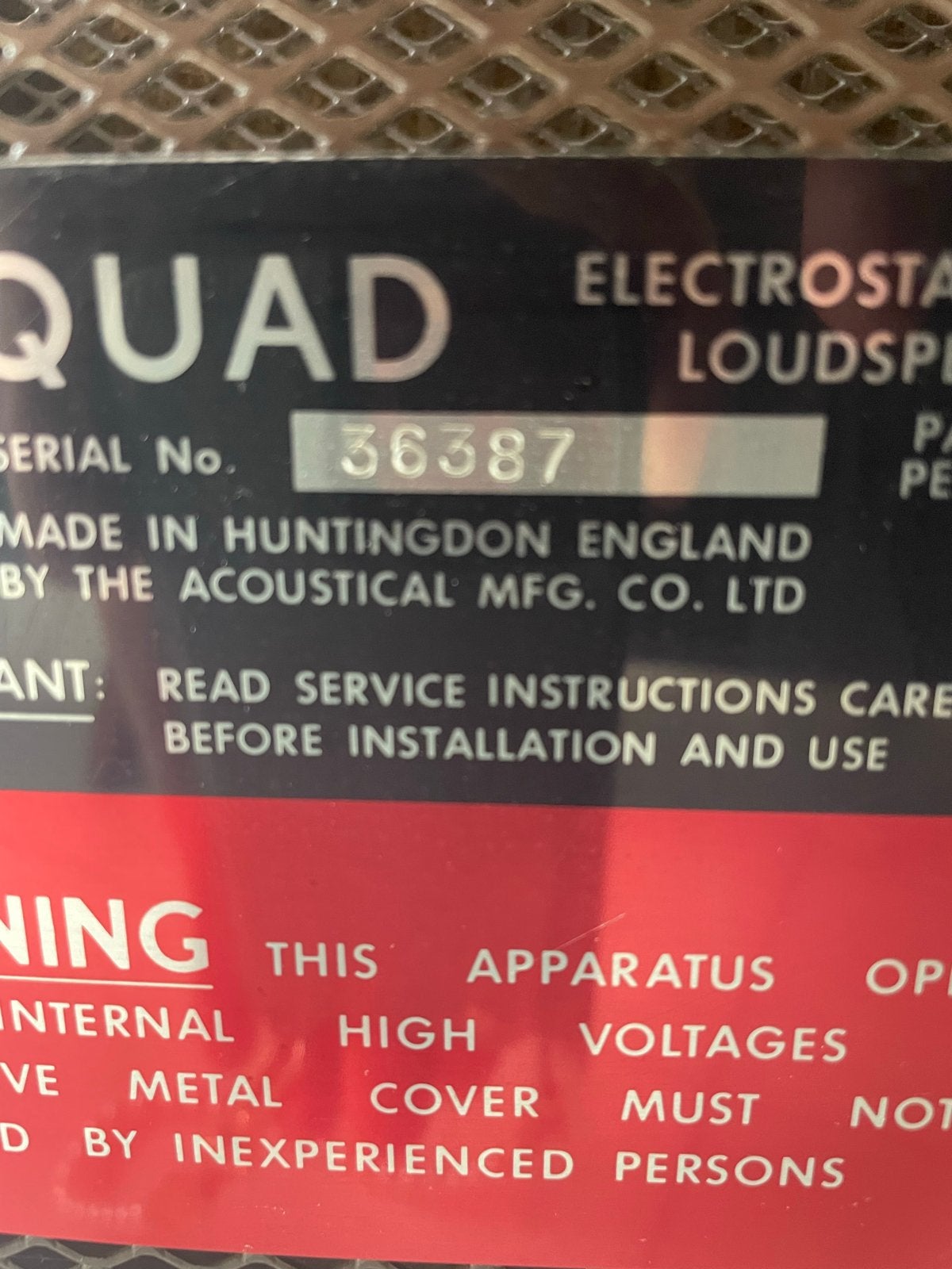 Quad ESL-57 luidsprekers met versterker Quad  606, Gebruikt, Speakerset, Ophalen, 150 watt of meer
