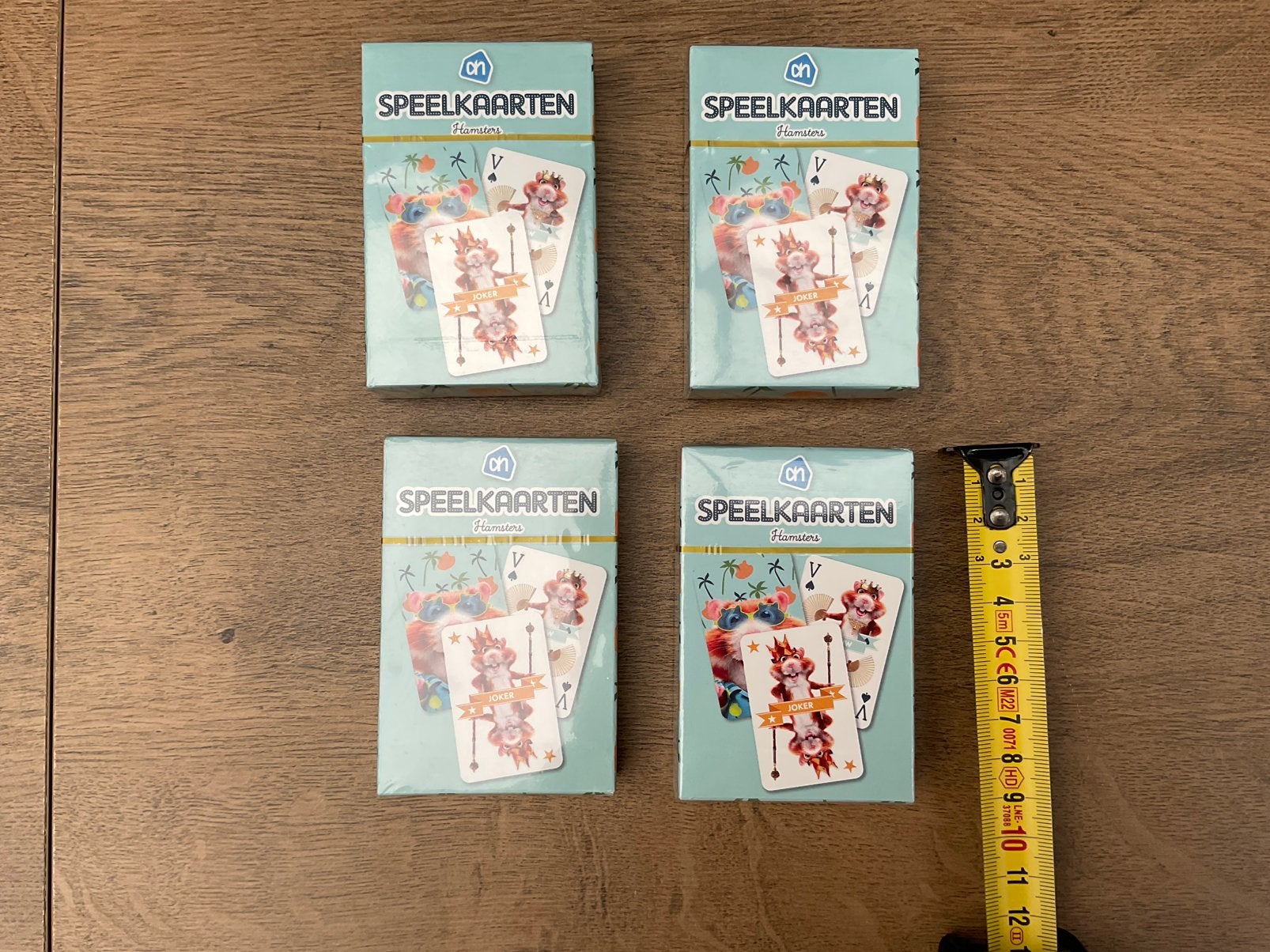 4 nieuwe pakjes Hamster speelkaarten nieuw in verpakking, Verzamelen, Supermarktacties, Ophalen