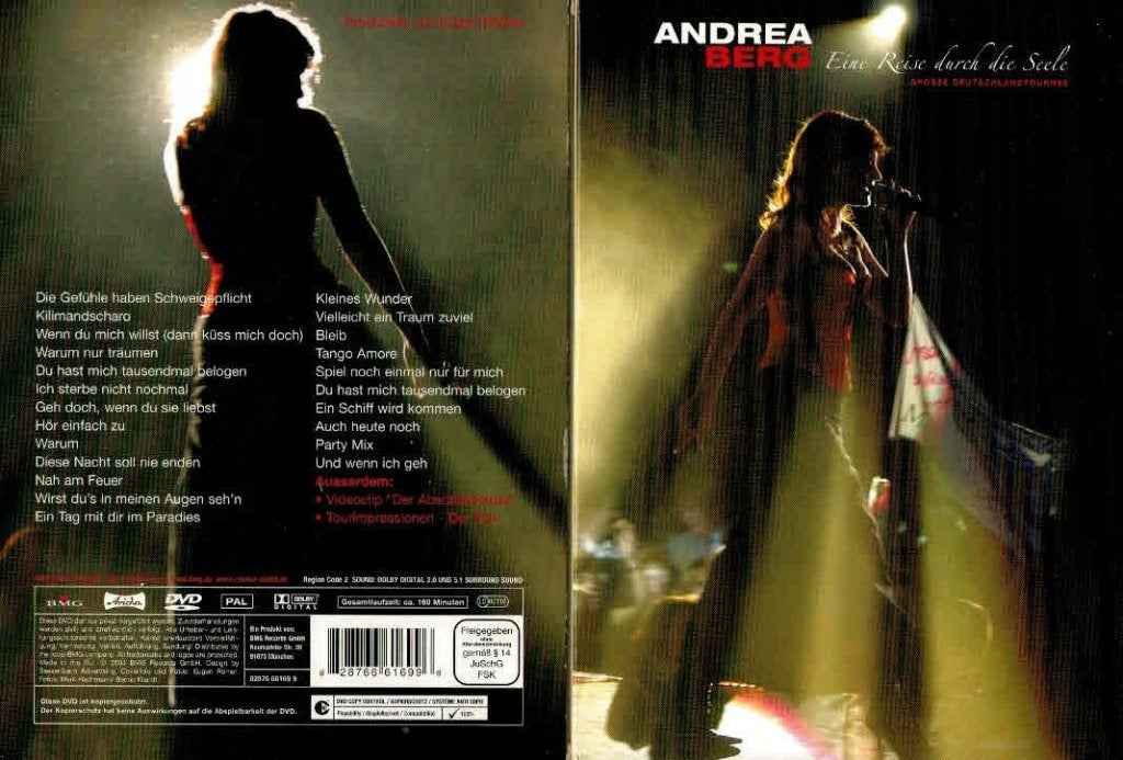 Andrea Berg – Eine Reise Durch Die Seele Originele DVD Nieuw, Alle leeftijden, Ophalen of Verzenden, Nieuw in verpakking