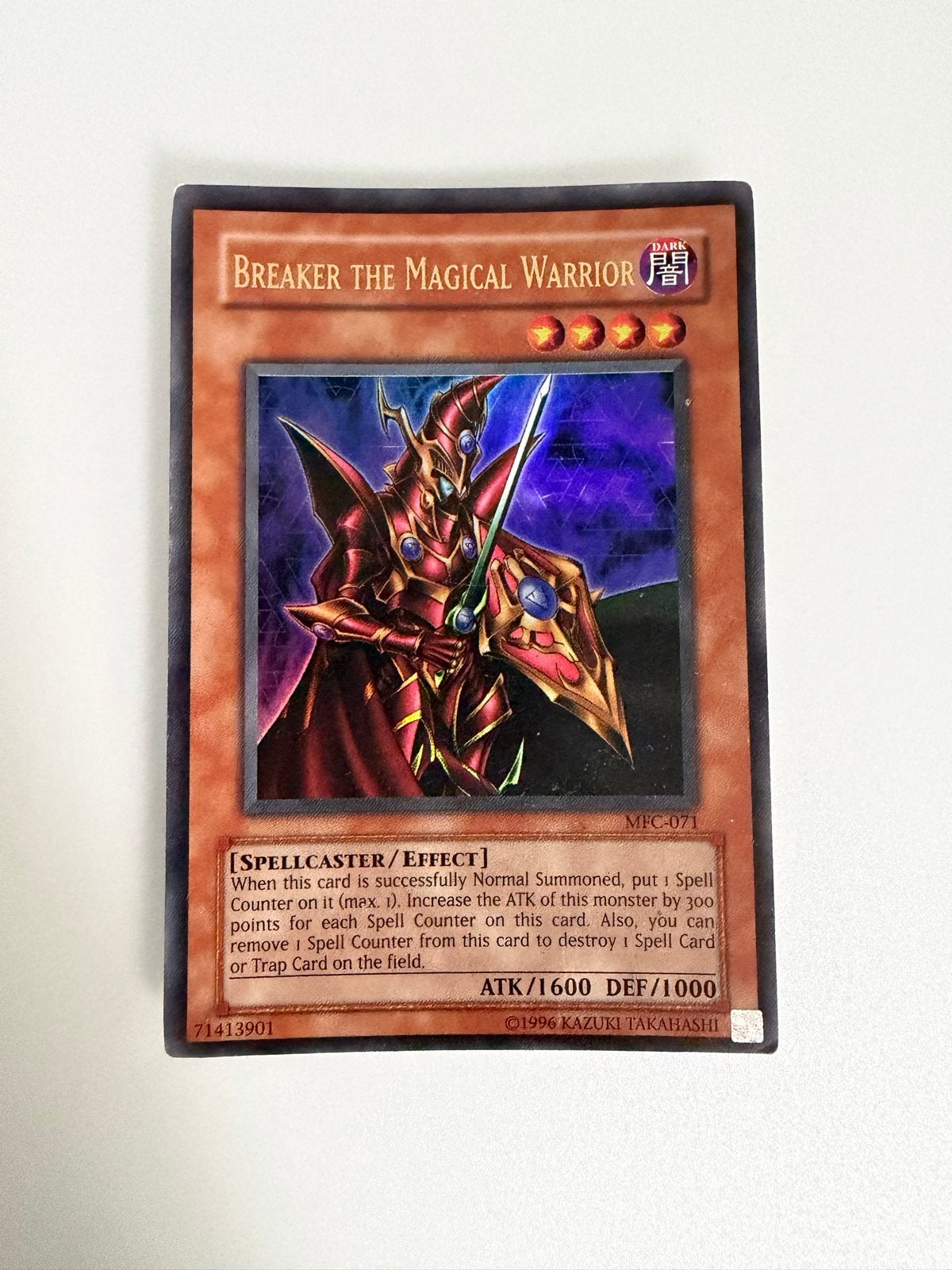 Yu-Gi-Oh! Breaker the Magical Warrior MFC-071, Ophalen of Verzenden, Gebruikt, Losse kaart