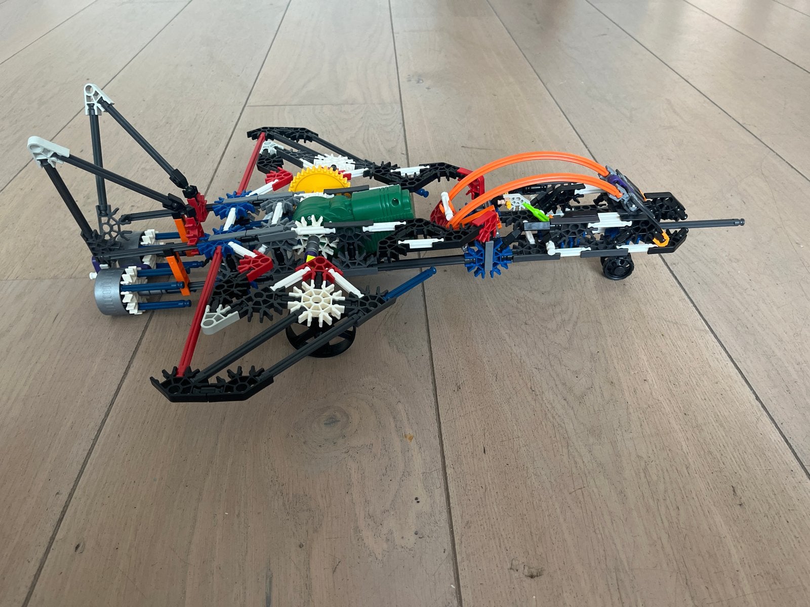 K'nex Turbo Jet  Bouwset met Motor, Ophalen, Gebruikt, K'nex