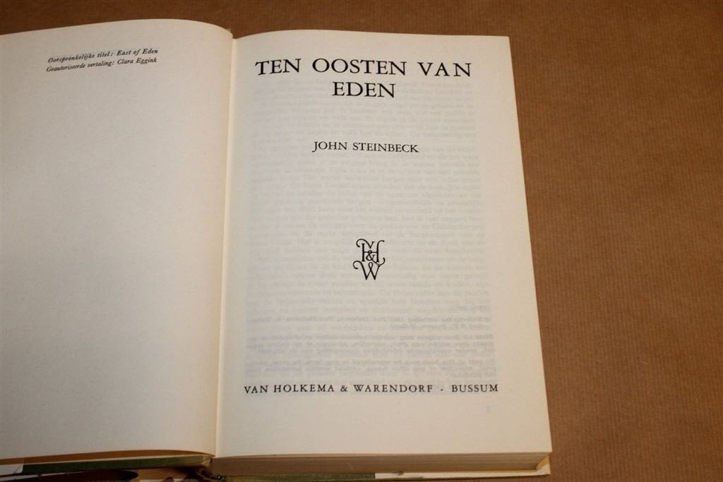 Ten Oosten van Eden [East of Eden] — John Steinbeck 1970, Boeken, Ophalen of Verzenden, Gelezen
