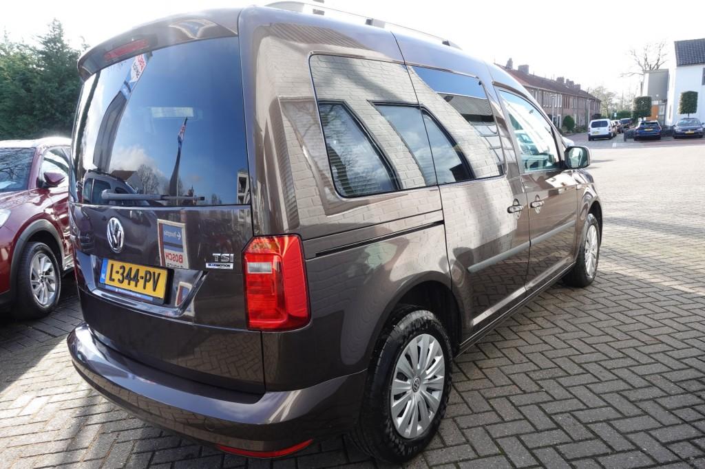 Volkswagen CADDY 1.0 TSI TRENDLINE 7 Persoons ZEER FRAAI, Auto's, Gebruikt, Euro 6, Bruin, 7 stoelen