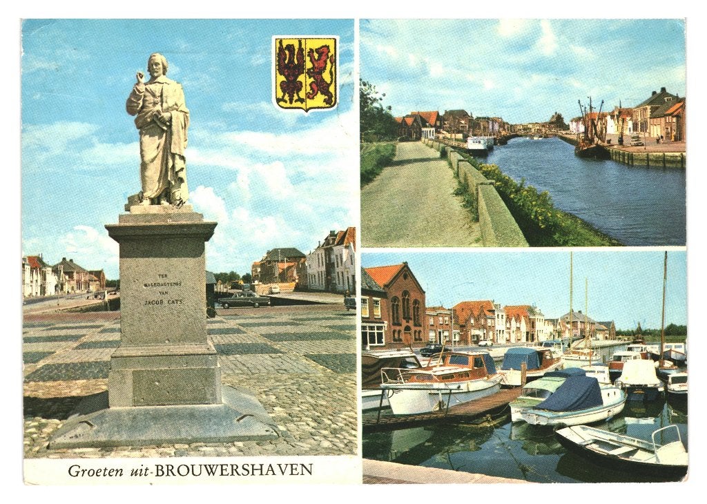42473 Brouwershaven Zeeland 1972 _Gelopen met mooie zegel