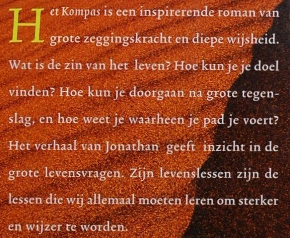 Het kompas - Spirituele roman (2009), Verhaal of Roman, Verzenden, Zo goed als nieuw, Overige onderwerpen
