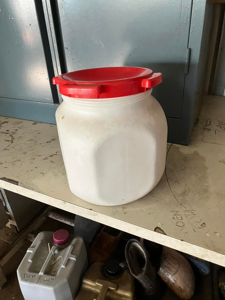 Waterdichte ton opbergton vat, Ophalen, Zo goed als nieuw, Overige typen