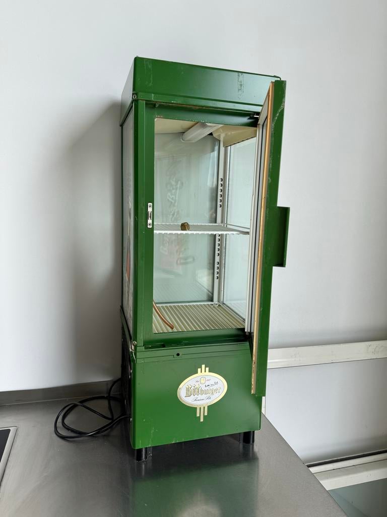 Horeca display koelkast / minibar (Bitburger), Minder dan 45 cm, Minder dan 75 liter, Ophalen, 85 tot 120 cm