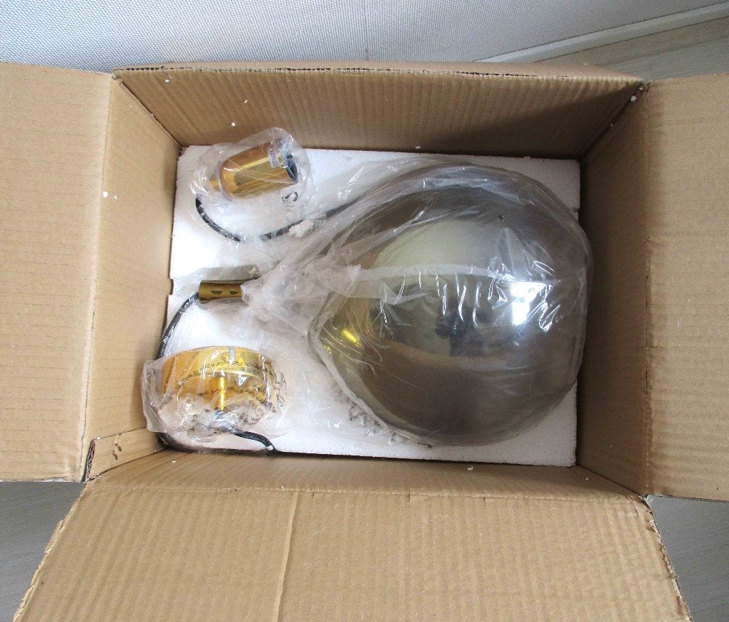 Nieuw - Leitmotiv Drup Large hanglamp - goud schaduw, Nieuw, Glas, Modern, E27 (groot)